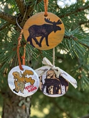 Merry Moose Christmas Ornaments (CHR2)